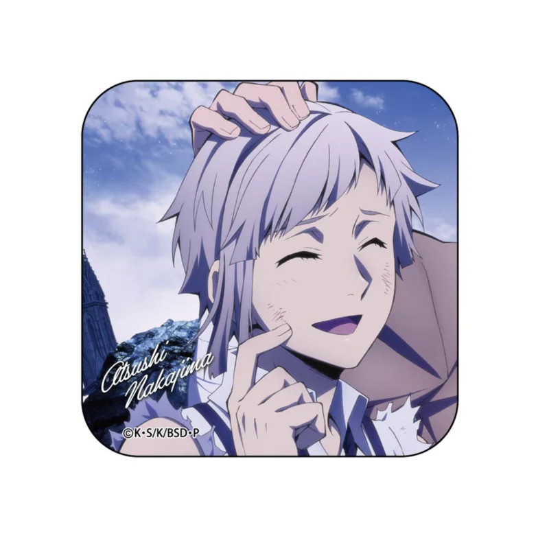 

Japan Granup Goods Bungo Stray Dog Magazine Copyright Square Badges Peripheral Dazai Osamu