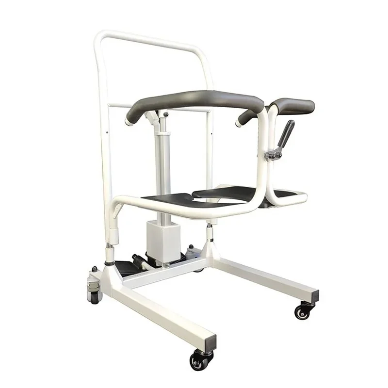 Wholesale portable medical electric hydraulic move toilet equipment wheelchair transfer patient lift commode chair for elderly