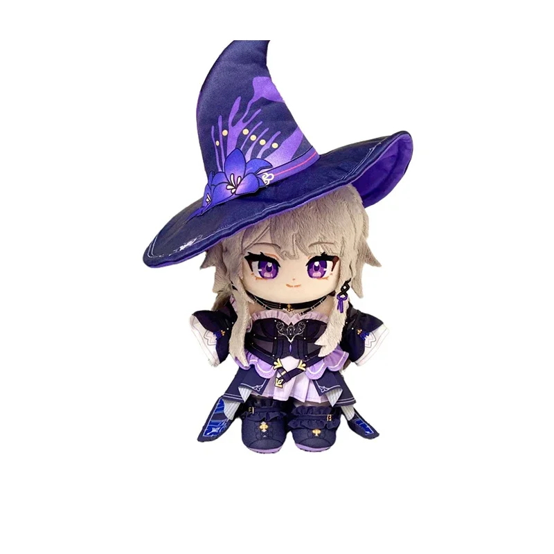 Game Honkai Star Rail Herta Pluche Pop Knuffel Plushie met Jurk Kleding Hoed Prop Cartoon Leuke Figuur Speelgoed Collectie 20 cm