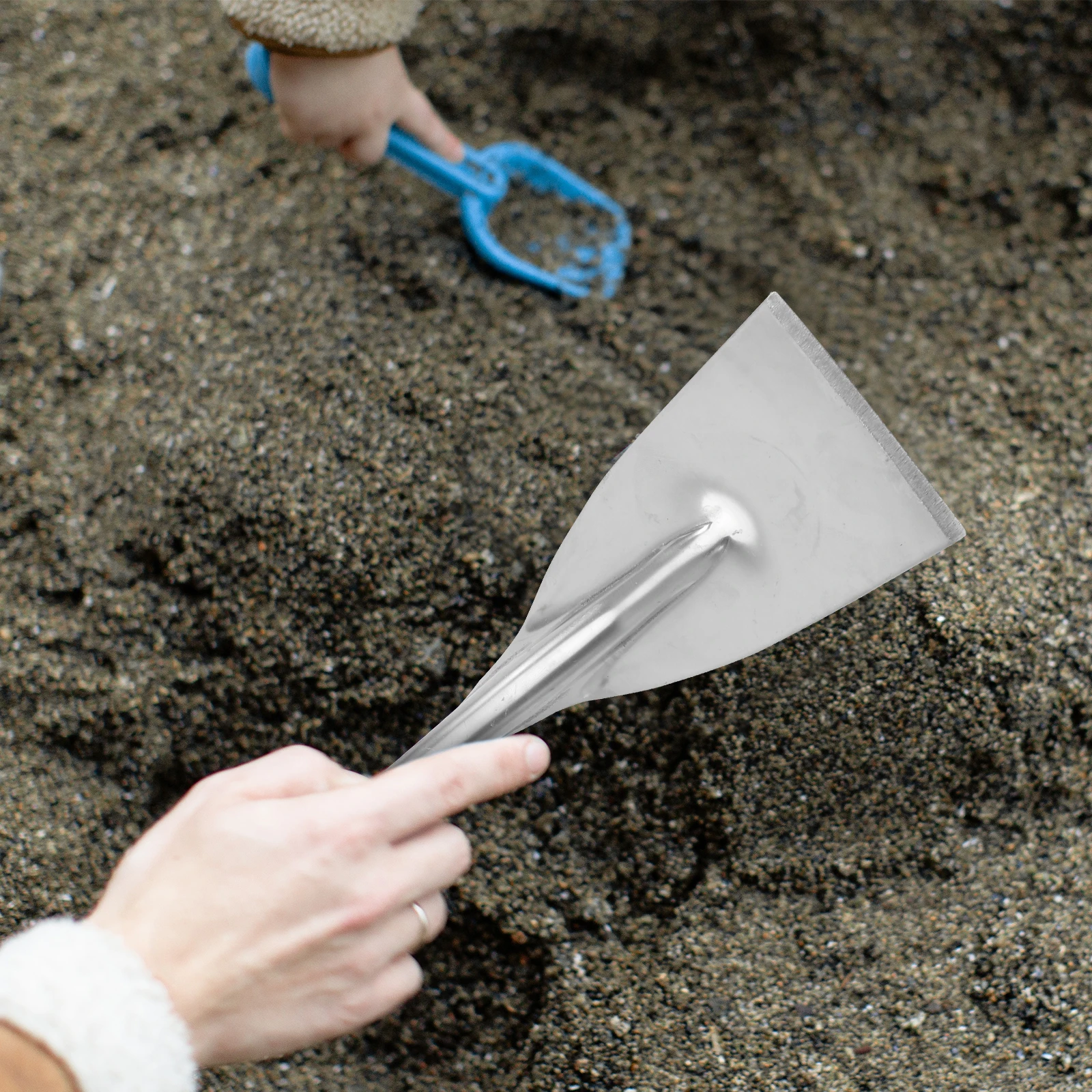 

2pcs Stainless Steel Garden Spade Small Shovel For Weeding Planting Home Gardening Tools Lightweight Durable Ergonomic Design