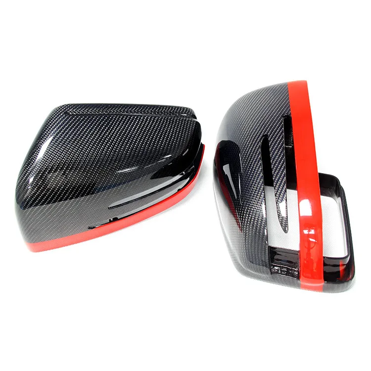 Car W463 W464 W166 W167 Carbon Fiber Replacement Rearview Mirror Shell Protective Cover Housing For -W463 W464