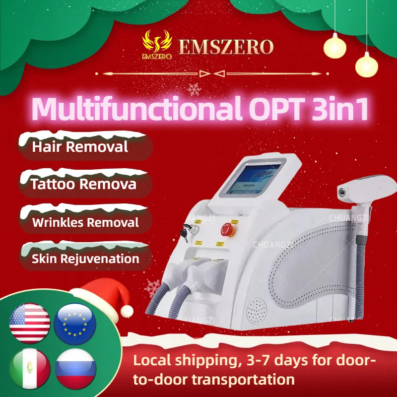 

Latest 2in1 Picosecond Tattoo Pigment Removal OPT Laser Pico 2in1 Hair Removal and Tattoo Removal Machine Nd Yag Laser Q Switch