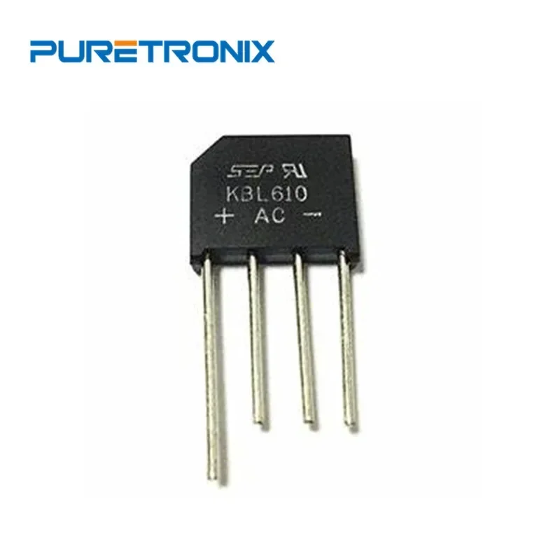 KBL406 KBL410 KBL608 KBL610 4A 6A 800V 1000V Diodo Raddrizzatore a Ponte Singolo