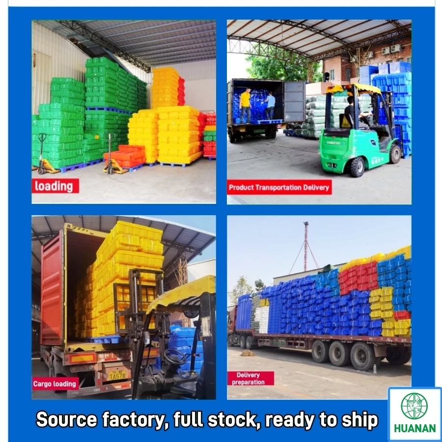 Heavy Duty Foldable Crate Baskets Various Specifications Cage Design Plastic Folding Container for Farm Supermarket Storage