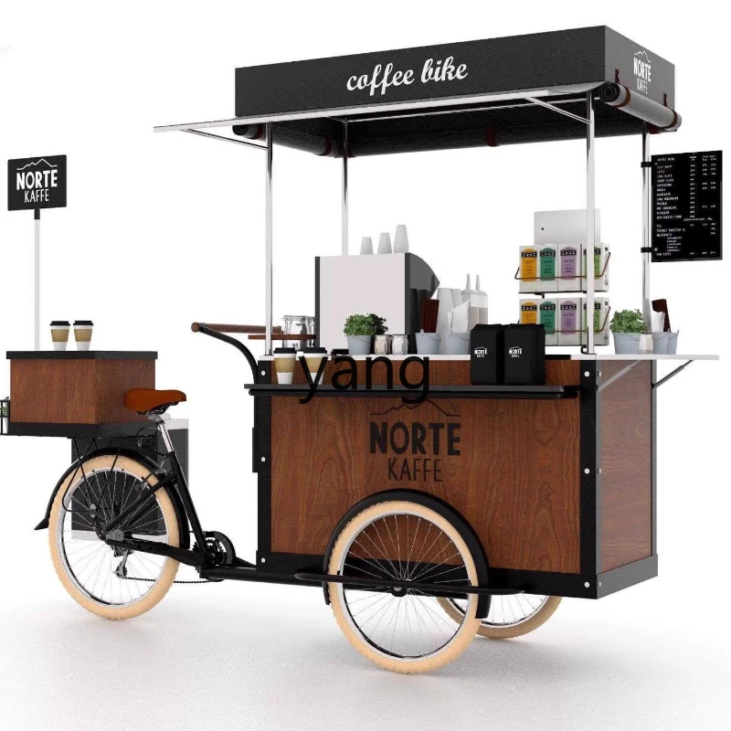 

Lh shopping mall furnishings milk tea reverse riding tricycle barbecue night market coffee sales dining car