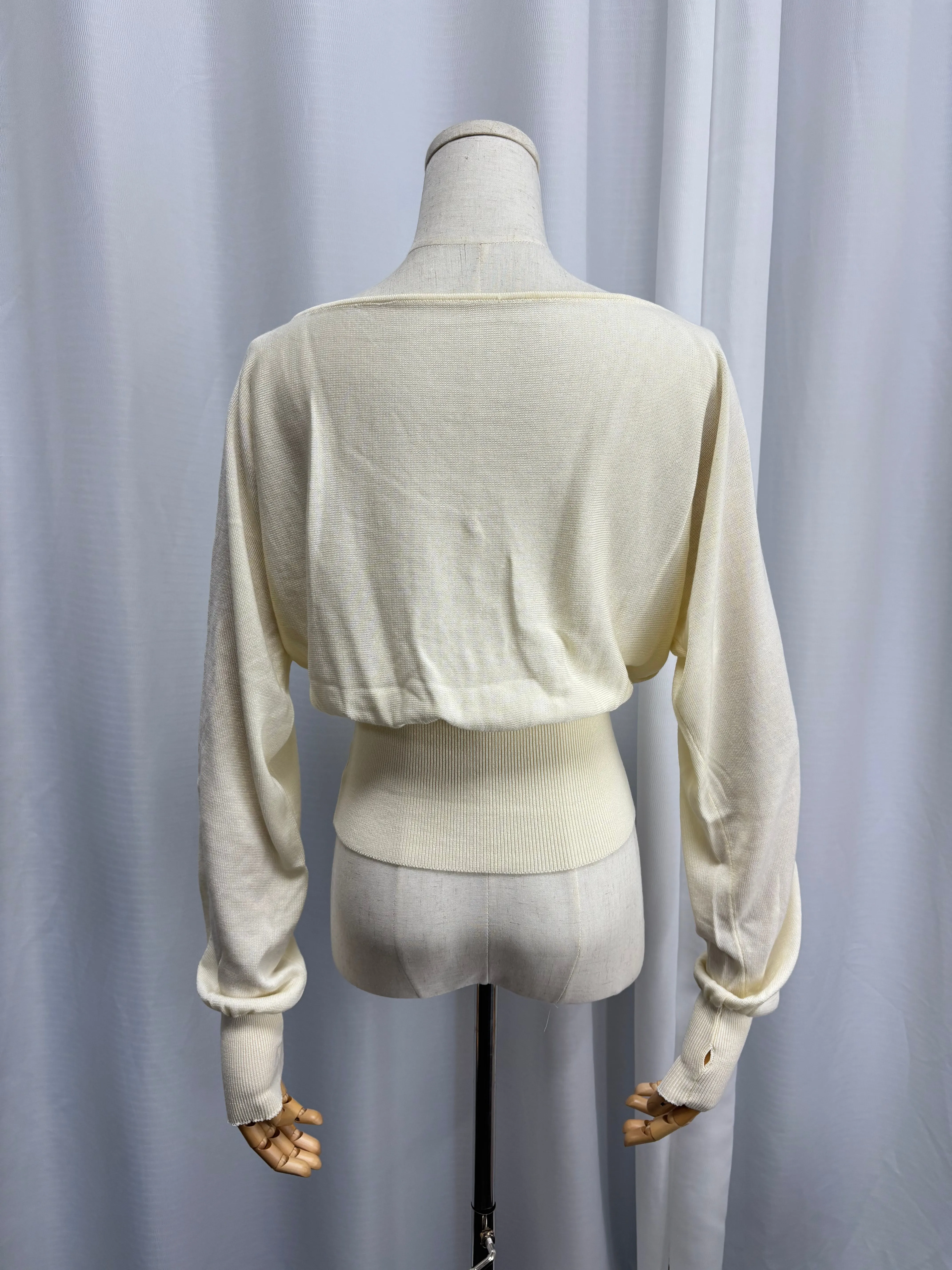Real Shot Damen-Strickoberteil mit V-Ausschnitt und Fledermausärmeln, 100 % leicht, elegante Bluse, lässige Slim-Fit-Alltagskleidung für Damen