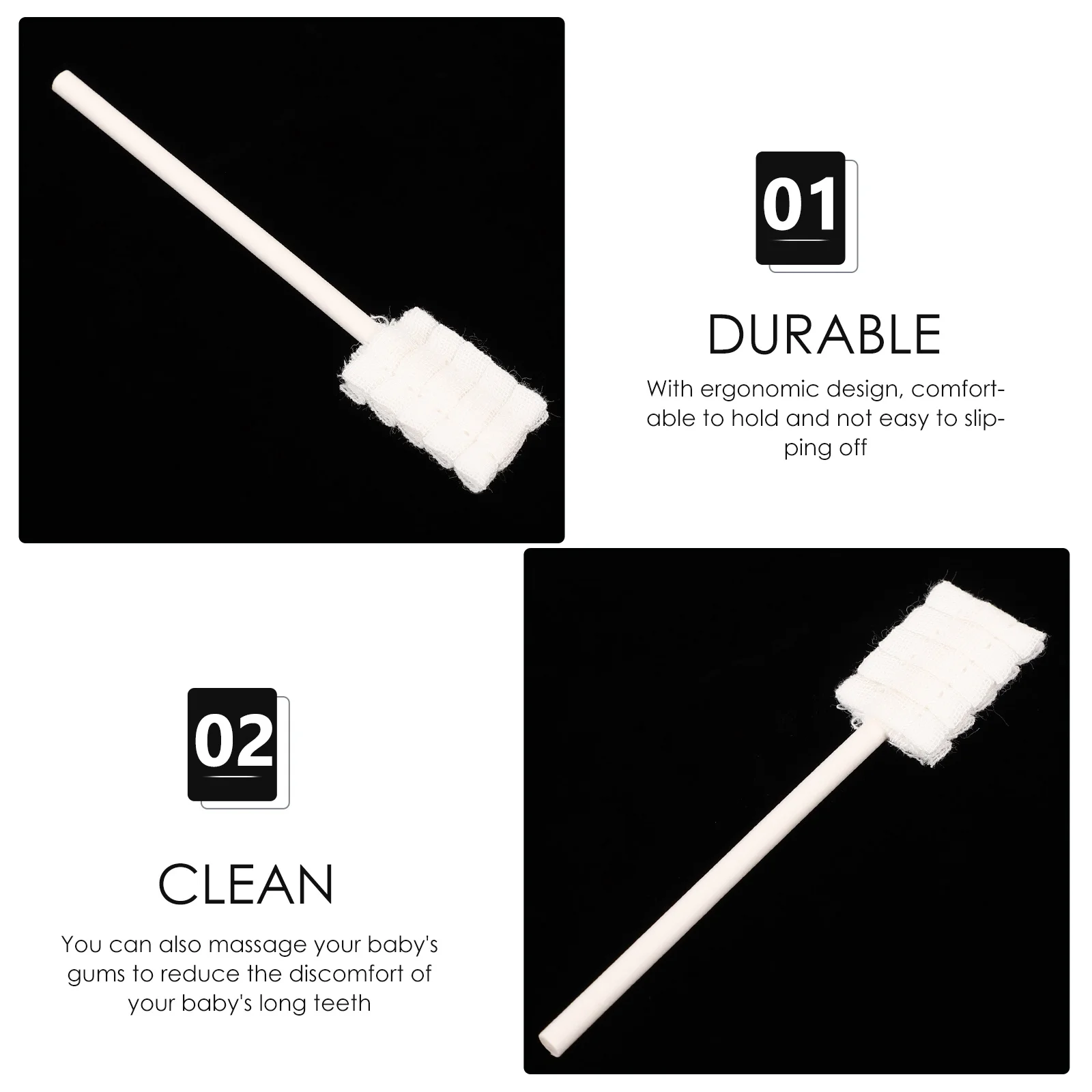 

30Pcs Tongue Cleaner Oral Cleaner Tongue Cleaning Tool Ergonomic Design Comfortable Non-Slip Effective Breath