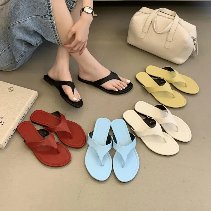 

Summer Women's Shoes Fashion Classic Flat Bottom Flip Flops for Woman Comfort Vacation Casual Shoes Designer Shoes Zapatos Mujer