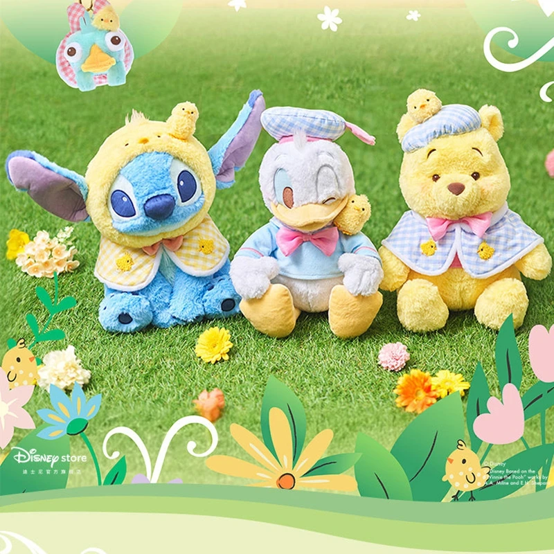 

Оригинальный брелок-подвеска Disney из серии "Весенние друзья: Стич, Винни-Пух, Дональд Дак" – милая кукла-украшение для сумки, подарок