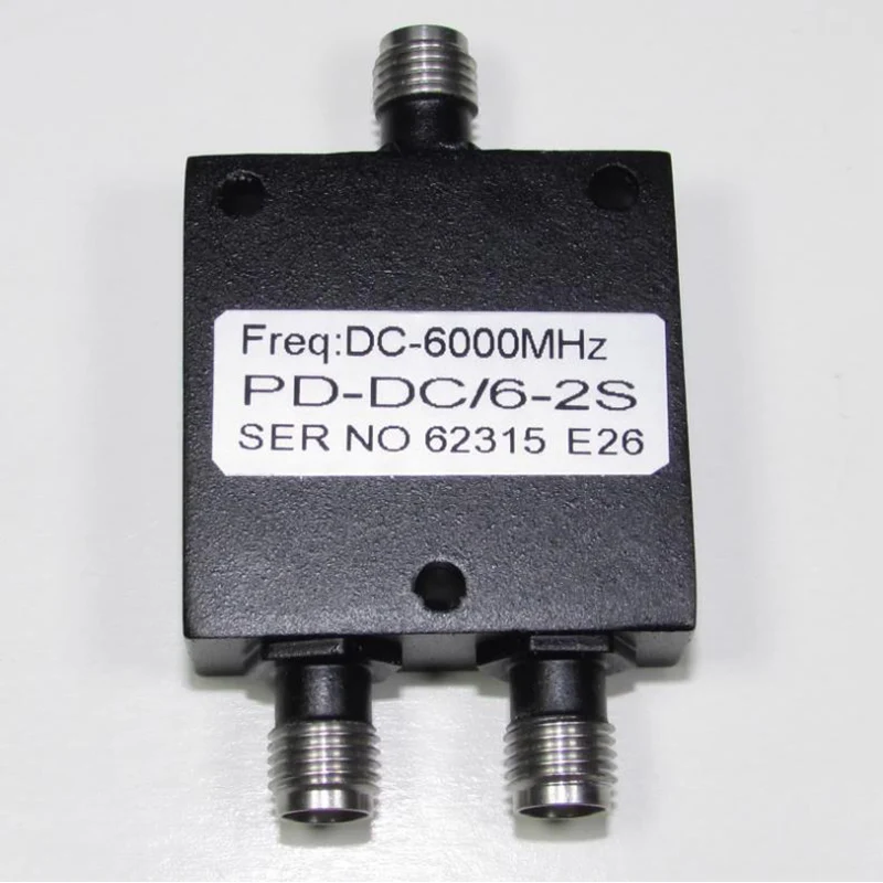 PD-DC/6-2S DC-6GHz 2W SMA RF Microwave 2-way Resistance Power Divider