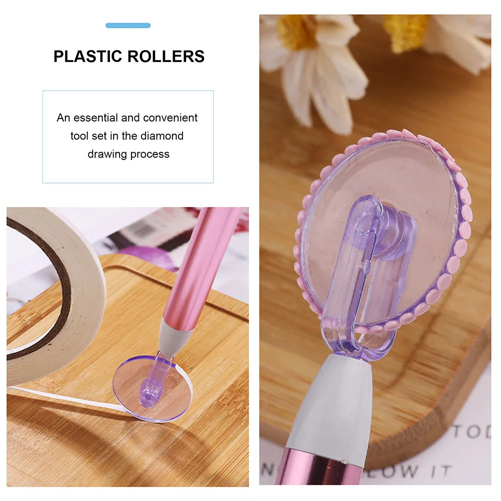 

1 set 1 Set Diamond Art Roller Kit Multifunctional Plastic Wheel For Diamond Drawing Crafts Rhinestone Pointing Supply Handmade