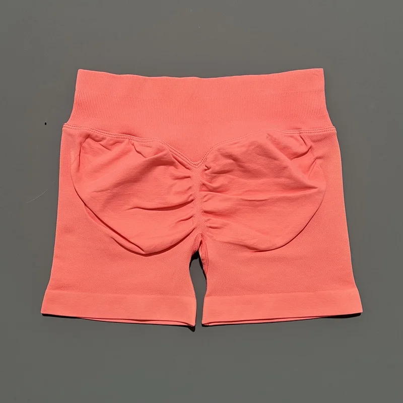 HISTELLO Sportshorts 4.5" Dames Yoga Shorts Naadloze Lage Taille Scrunch Bum Gym Leggings Workout Stretch Fitness Sportshorts
