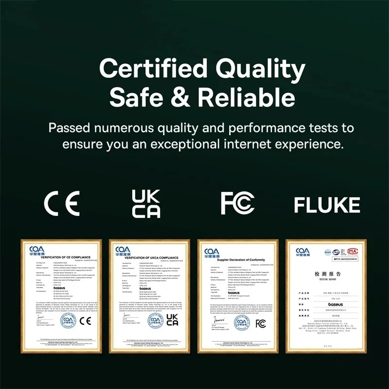 MIZIQIER 긴 CAT 8 플랫 네트워크 인터넷 케이블, 40Gbps SFTP RJ45 LAN 케이블 패치 코드, 모뎀 라우터 게이밍 PC PS4/5/6 Xbox용