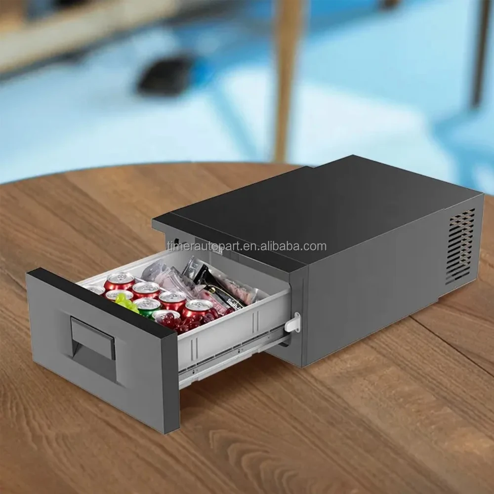 

Hot selling:12V 24V Drawer Fridge Box Truck Refrigerator Boat Replacement 30L Car Freezer Box Drawer Truck Refrigerator