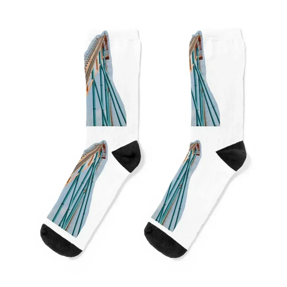 Roller Coaster graphic/image Socks compression colored Lots Men's Luxury Woman Socks Men's