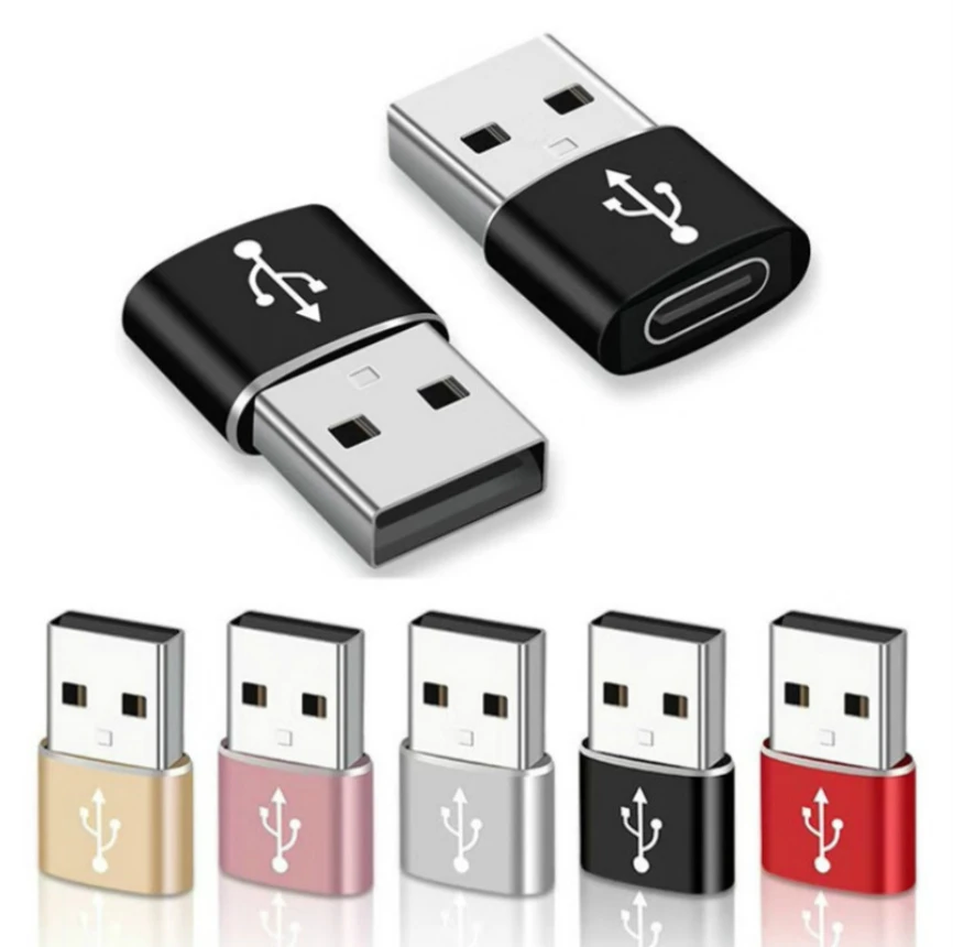

3000pcs USB Male to USB Type C Female OTG Adapter Charger Converter Type-C Cable Adaptor for Computer Mobile Phone