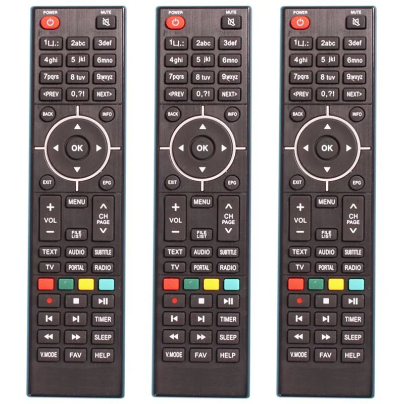 3X Remote Control of Zgemma Star HS /H2S /H2H /H5 /H5.2S Satellite Receiver Combo, Directly Use