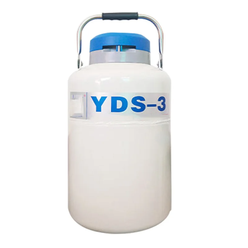 

YDS-3 Storage Type Cryogenic Liquid Nitrogen Container Liquid Nitrogen 3.15L Liquid Nitrogen Tank Liquid Nitrogen Container