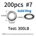 200pcs solid 7