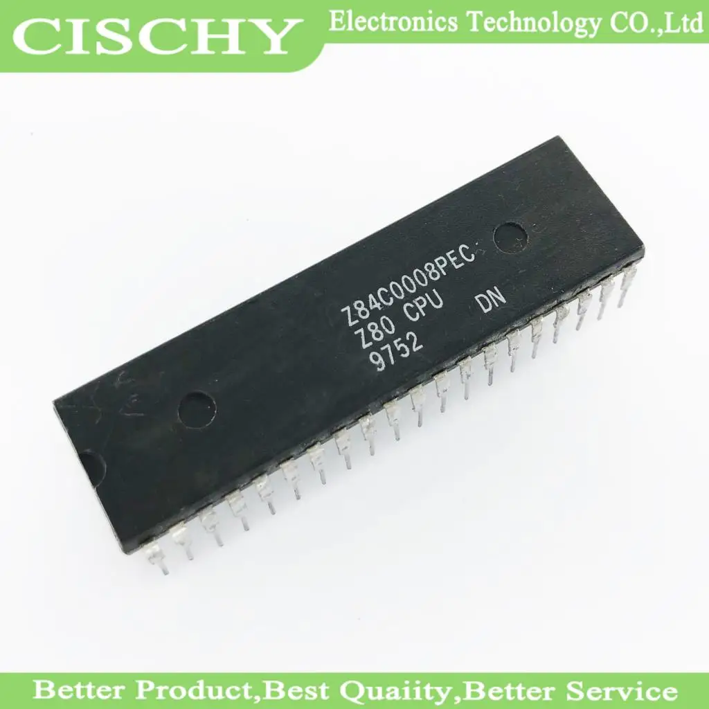 4pcs/lot Z84C0008PEC Z80 CPU Z84C0008PSC Z84C0008 DIP-40