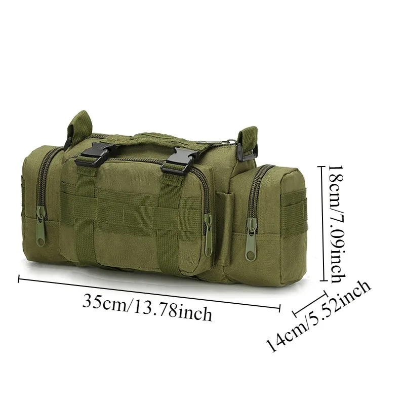 Herren taktische wasserdichte Gürtel tasche Single Shoulder Cross body Kamera tasche Camping Wandern Reisetasche 3p Brusttasche Einkaufstasche Gürtel tasche – Detail 2