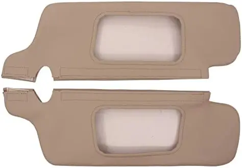 

Комплект солнцезащитных козырьков MOTOKU из микрофибры для Mustang 1994-2004 – сменные чехлы цвета беж (Tan Beige)