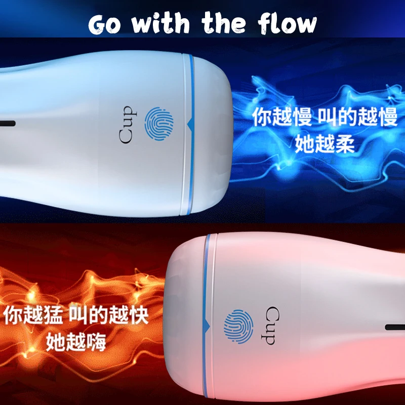 Jiu'Ai Smart Weilai Male Masturbator (Electric and Automatic Penis Training Device, Sex Toy for Male Self - Pleasure)