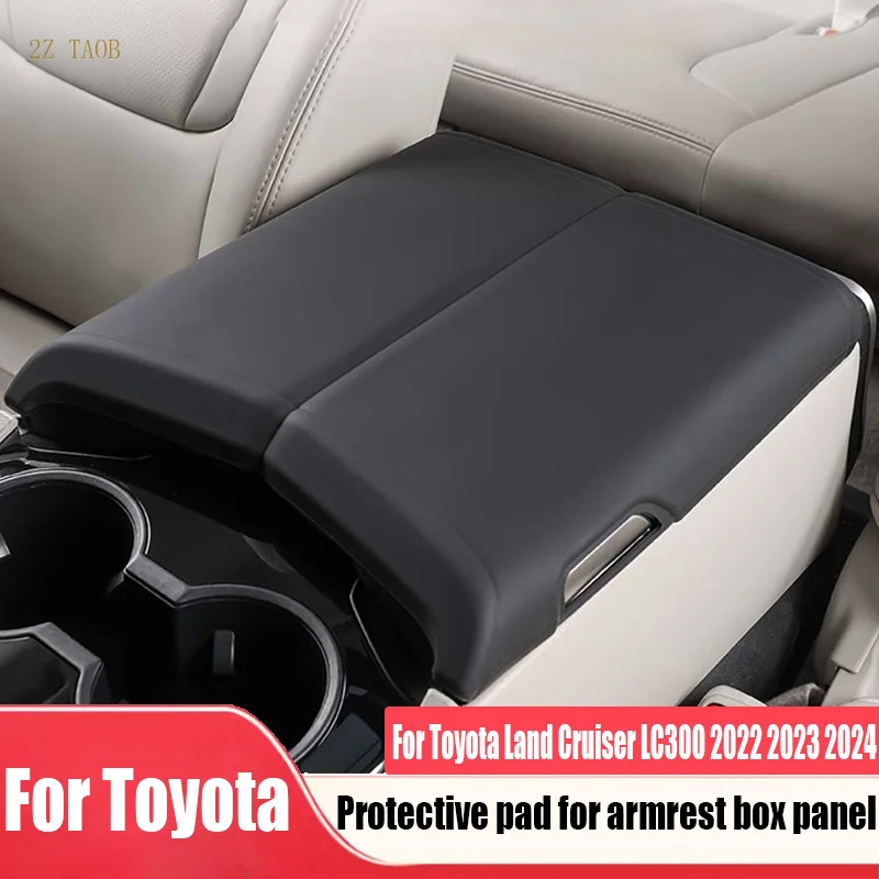 For Toyota Land Cruiser LC300 300 2022-2024 silicone armrest box protective cover automotive interior protection accessories