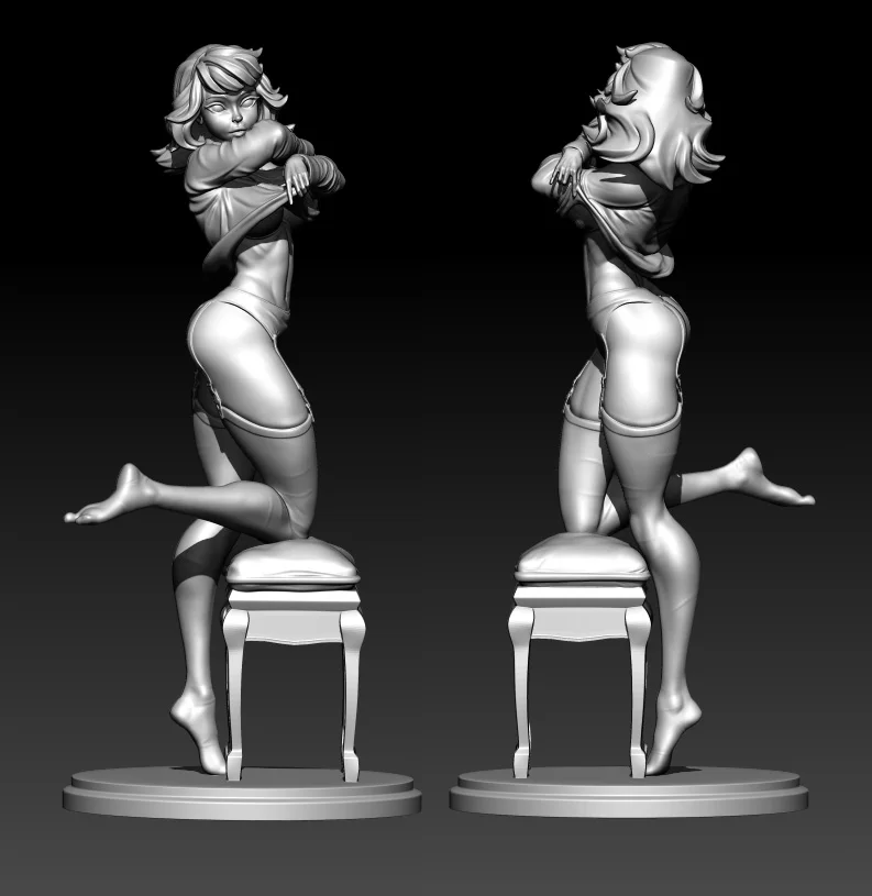 

1/24 75mm 1/18 100mm Resin Model Sleep Girl Figure Sculpture Unpainted No Color RW-1060