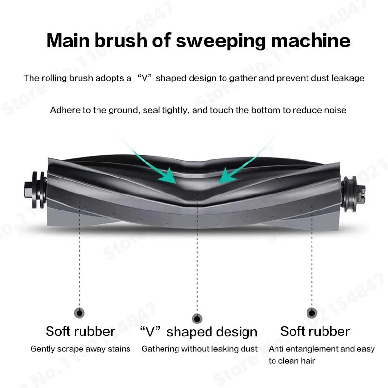 Compatible for Dreame X30 Ultra / X30 Pro Main Side Brush HEPA Filter Mop Pads Dust Bags Replacement Spare Parts Accessories