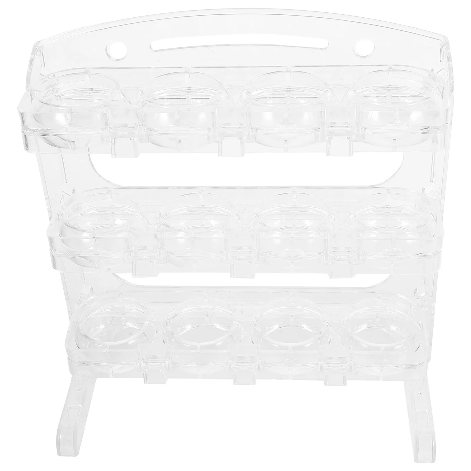 

Egg Box Holder Container for Fridge Organizer Transparent Stackable Egg Case Freezer Cabinet Storage Space Saving Clean