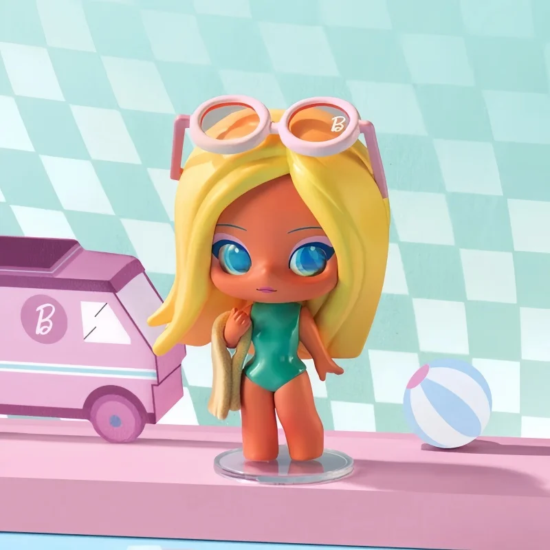 바비는 무엇이든 될 수 있는 시리즈 피규어 블라인드 박스 장난감 트렌디 패션 미스터리 박스 수집용 만화 책상 장식 소녀 크리스마스 선물