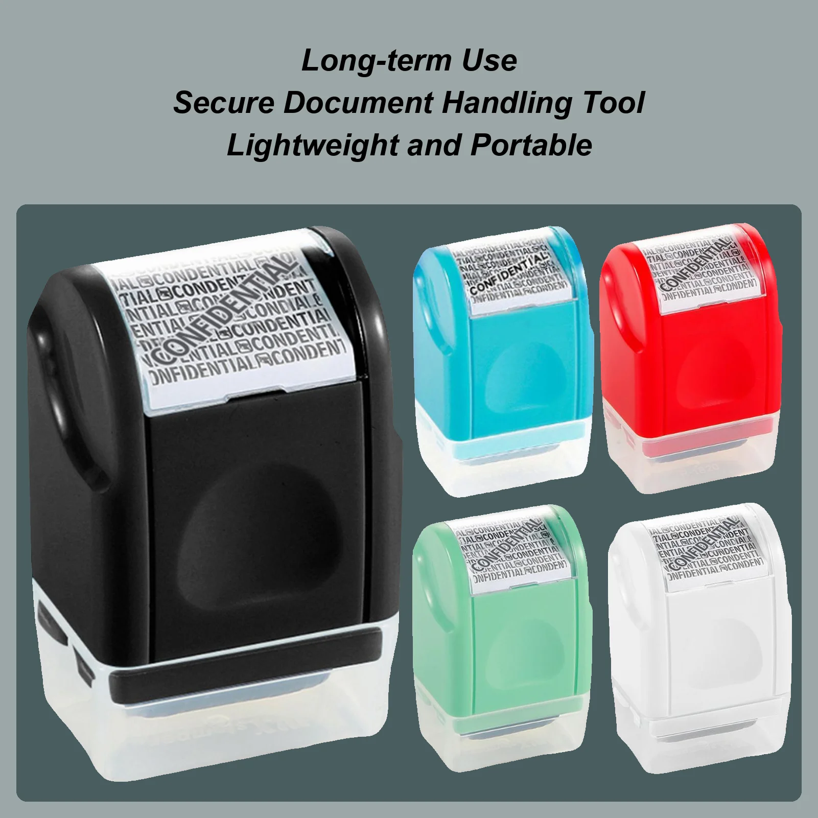 

Guard Your ID Stamp Roller Address And ID Blocker Anti-Theft Confidential Roller Stamp For Mailing Writing Documents Washing