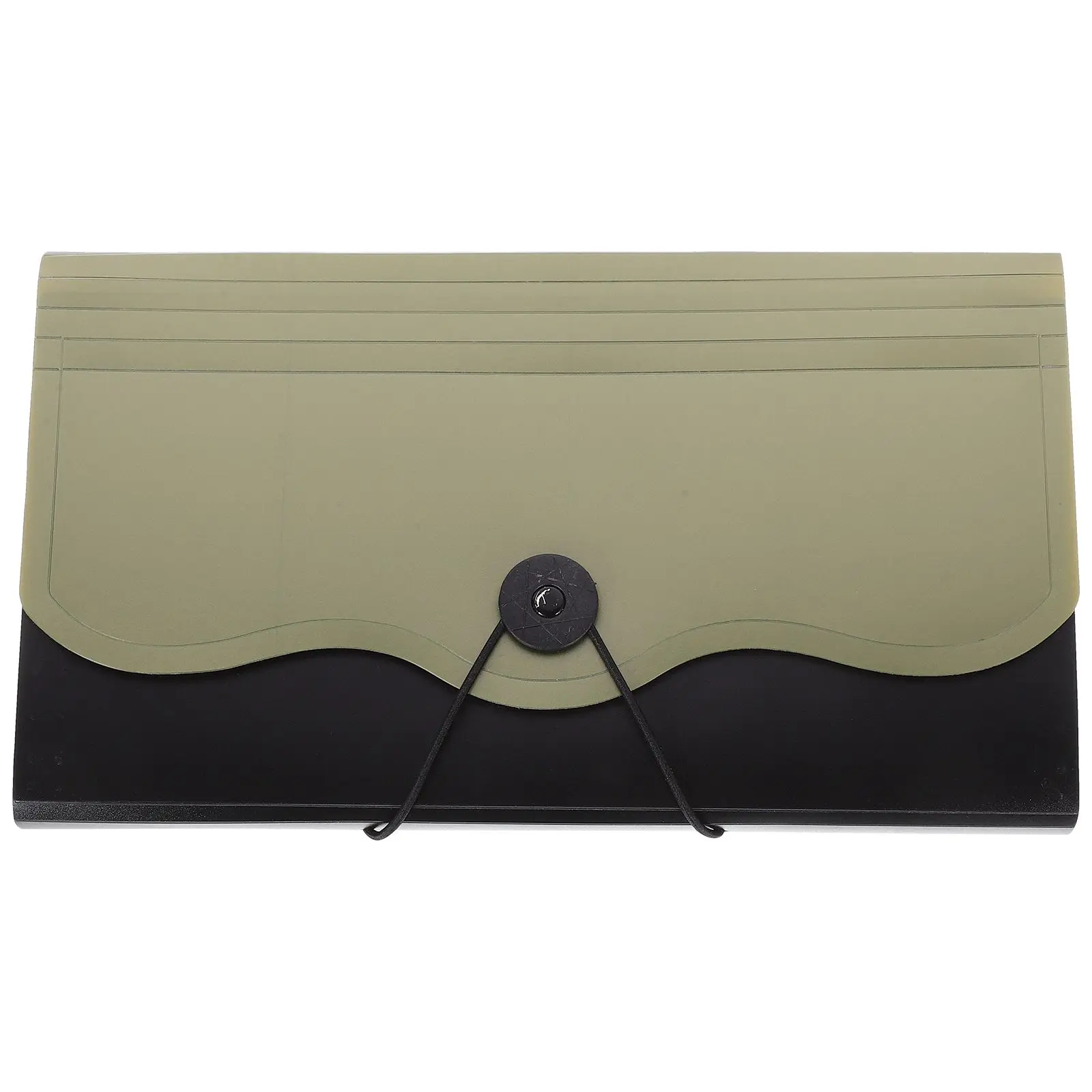 

13 Slots PP Material Bill ganizer Folder for B5 Documents Receipts Files Lightweight Portable Blue able File Storage
