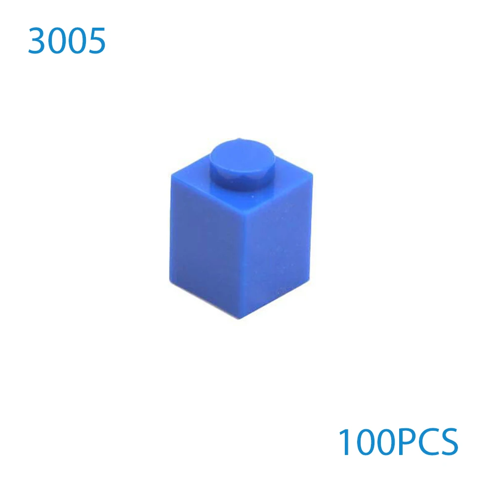 100pcs MOC 1x1 Parts 3005 Brick Compatible Figures Bricks DIY Assmble Building Blocks Kid Puzzle Brain Toys Christmas Gifts image 5