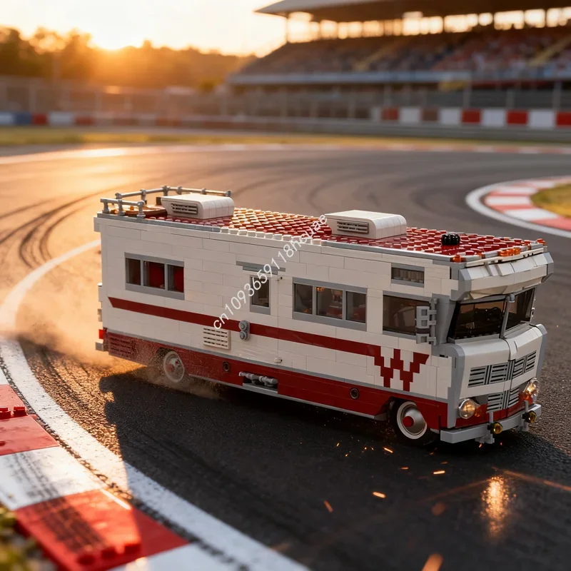 

3047 деталей MOC Winnebago Chieftain II: Сборная модель-конструктор, подарок на Рождество, креативная идея, развивающая игрушка для детей