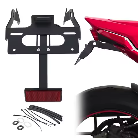 Motorcycle Rear Tail Tidy For Honda CBR650R CB650R 2021-2025 CB1000 Hornet 2025 License Plate Holder Bracket Fender Eliminator