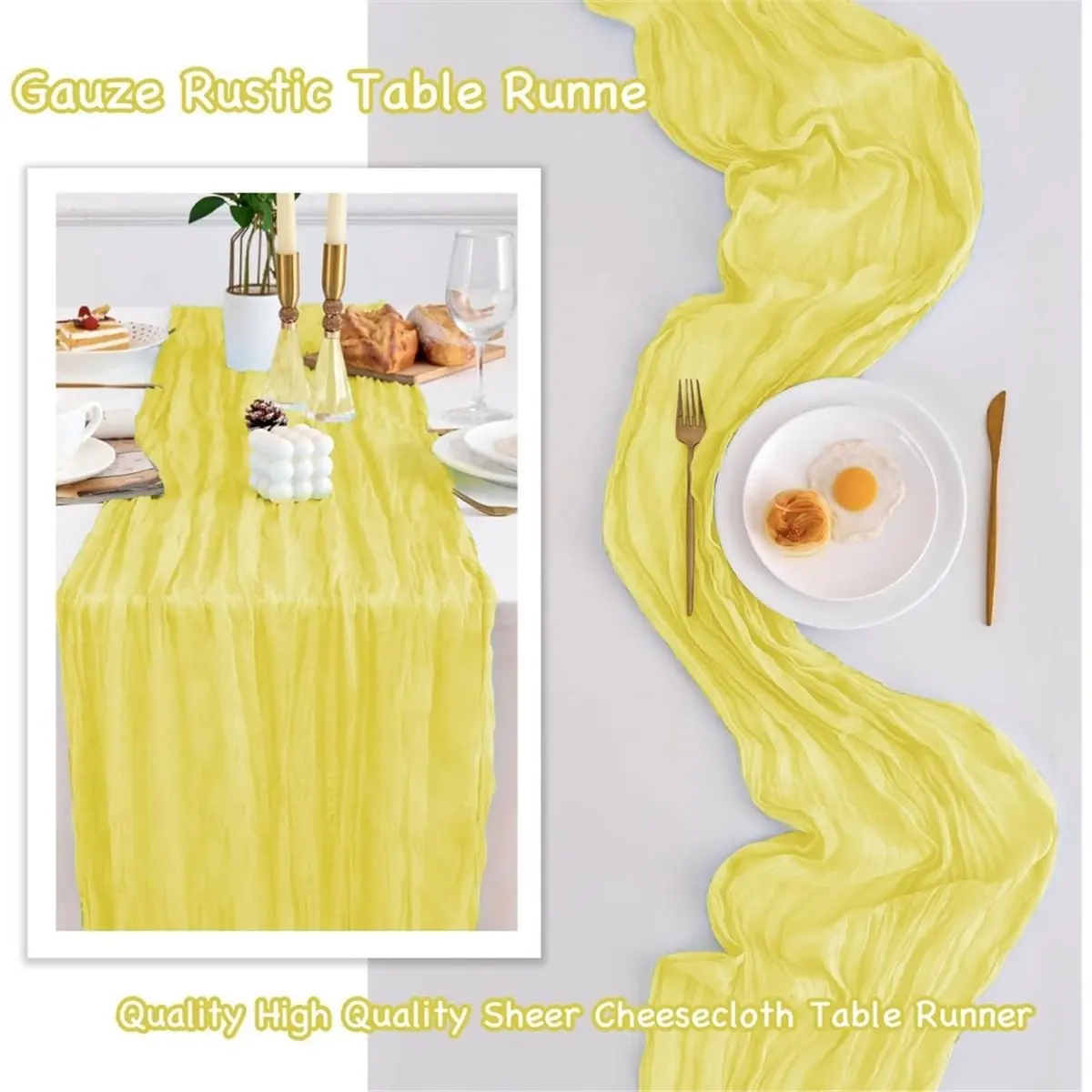 l70a-12-pack-light-yellow-table-runner-17x108inch-light-yellow-cheesecloth-table-runner-for-wedding-party-birthday-baby