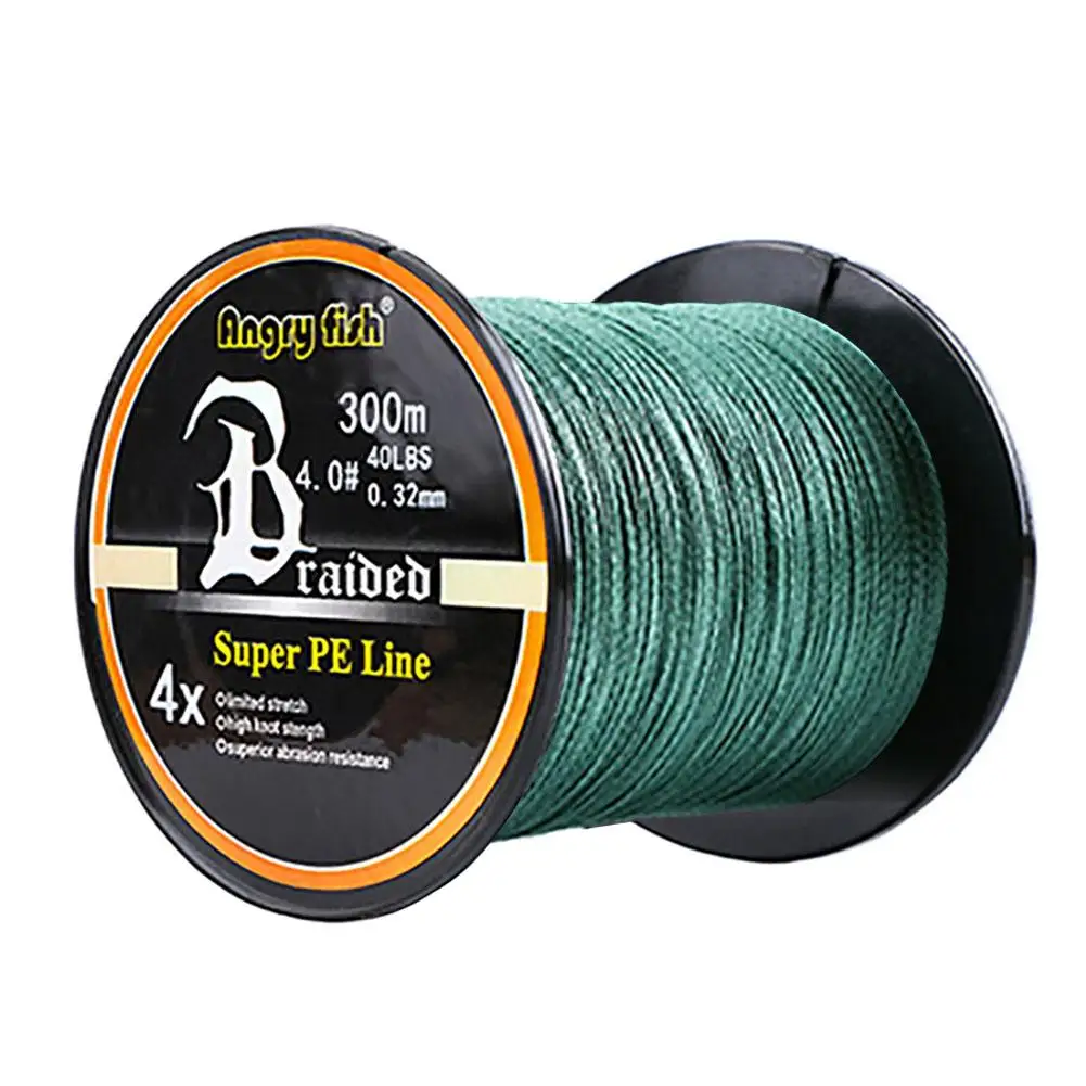 

300m Fishing Lines 4 Strands Anti-bite Super Strong Braided Lines For Saltwater/freshwater