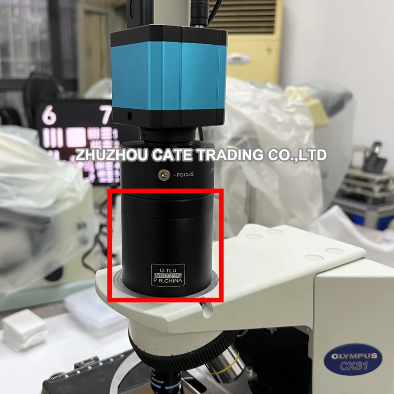 Mikroskop U-TLU Objektiv Adapter Binokular Kopf zu CCD Bank Tisch Rohr Kamera Adapter für Olympus Binokular Mikroskop – Detail 4