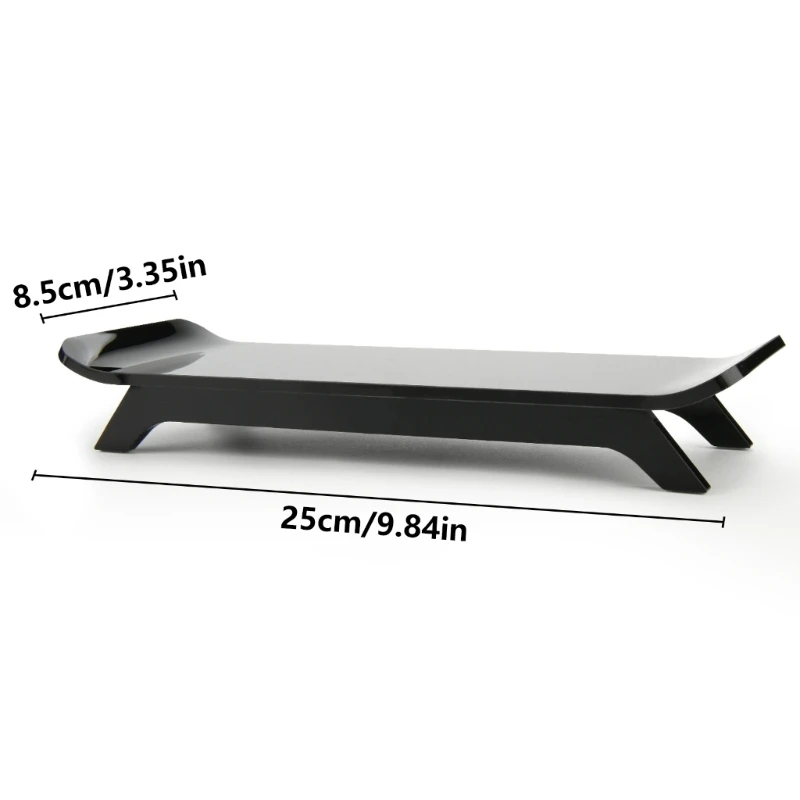 حامل حامل أكريليك سميك 6 مم، تصميم أنيق بأربعة أرجل