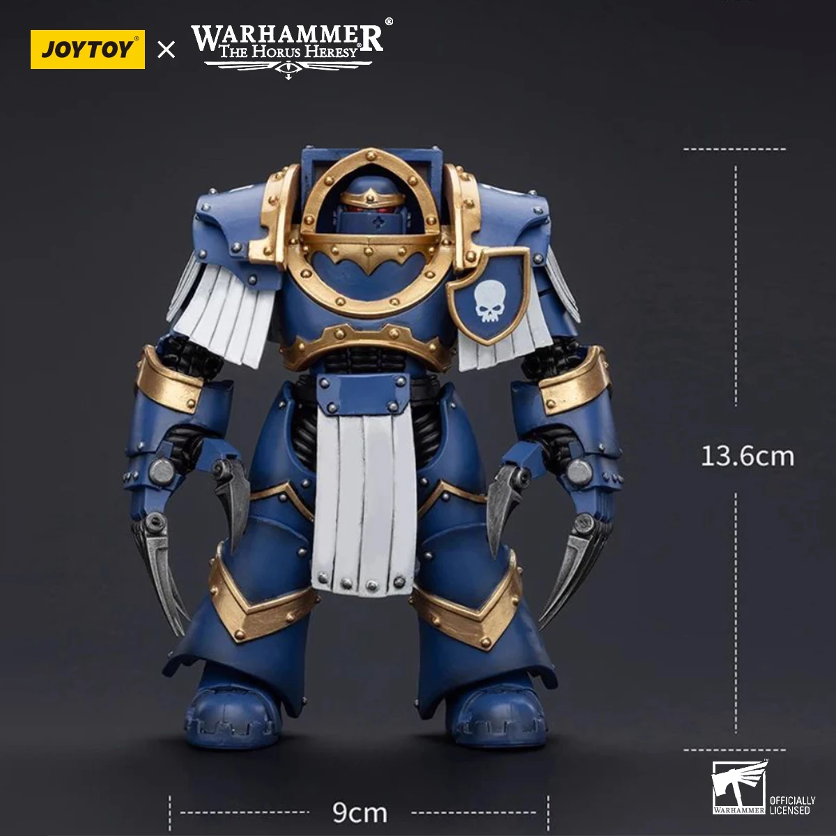 JOYTOY Warhammer 30k Ultramarines Action Figure Cataphractii Terminator Squad Sergeant Terminator Joints Movable Figurine Toys