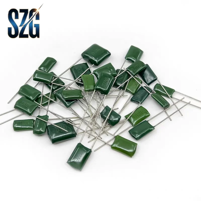 20pcs/Lote Capacitor de Filme de Poliéster CL11 100V 2A221 2A333J 33NF 2A393J 39NF 2A473J 47NF 2A563J 56NF 2A683J 68NF 2A104J 2A224J