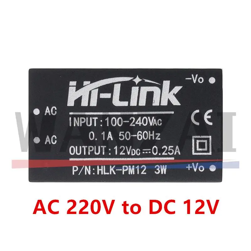 1 sztuk HLK-PM01 HLK-PM03 HLK-PM12 AC-DC 220V mini moduł zasilania, inteligentny moduł zasilania przełącznika domowego — zdjęcie 6