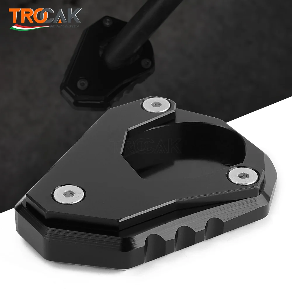 Motorrad Ständer Pad Seite Stehen Enlarger Unterstützung Platte Für Kawasaki NINJA 500 Z500 Ninja 500 Z500 SE 2024 2025 Zubehör