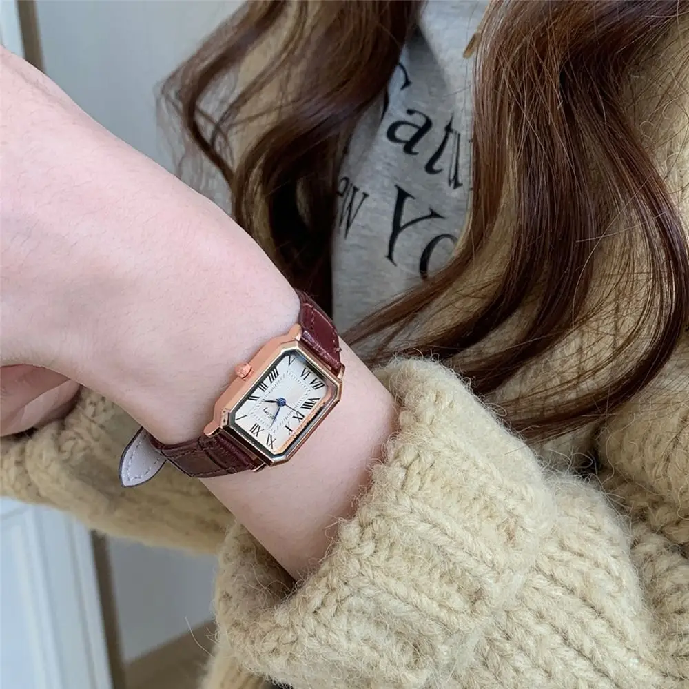 

Elegant Women's Quartz Watch Portable Exquisite Women's Wrist Watch Simple Decorative Ladies Business Watches Female