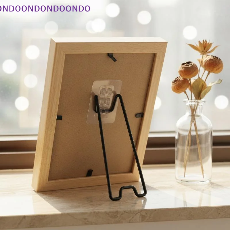 Strong Adhesion Picture Frame Support Stand 1Pcs Self Adhesive Easel Holder for Photo Art Display Home Office Wall Decor
