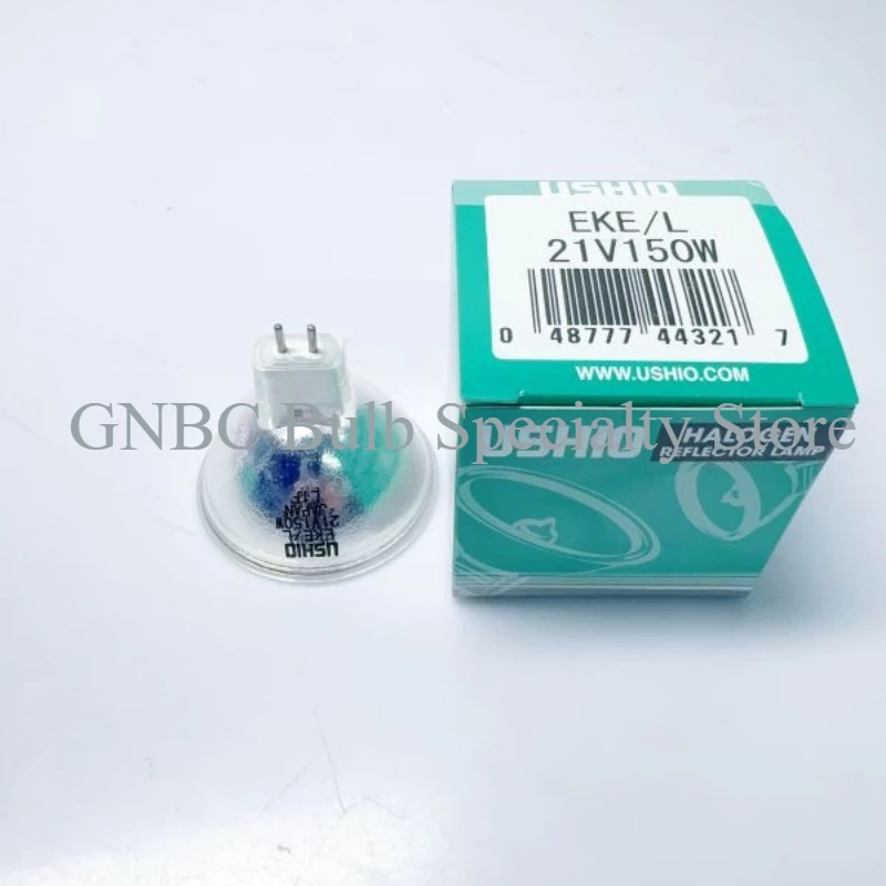 Original USHIO EKE EKE/L 21V150W Optical Fiber Lighting bulb Microscope 21V 150W Cold Light Source Halogen Lamp Cup