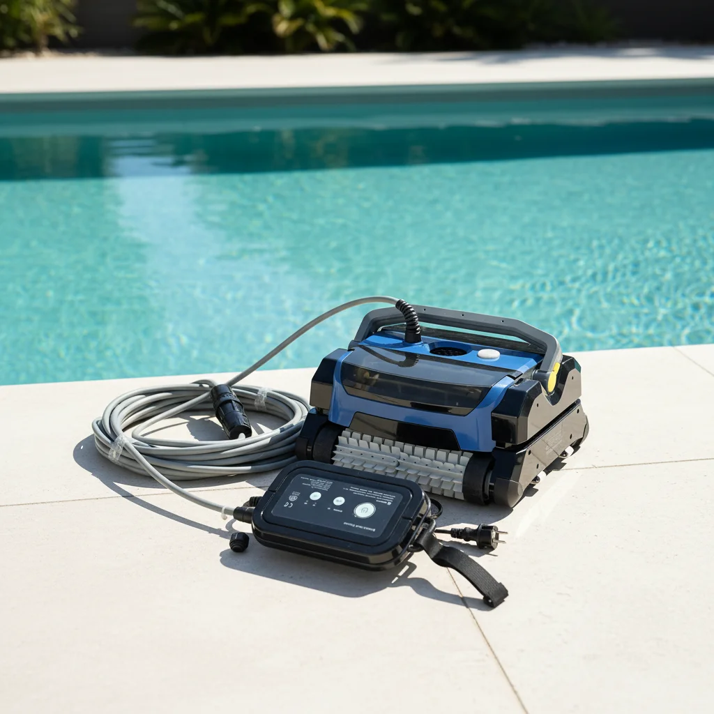 

High Quality Corded Vacuum Automatic Pool Robot & Filter for Above Ground Pool Cleaning- European Plug-17M