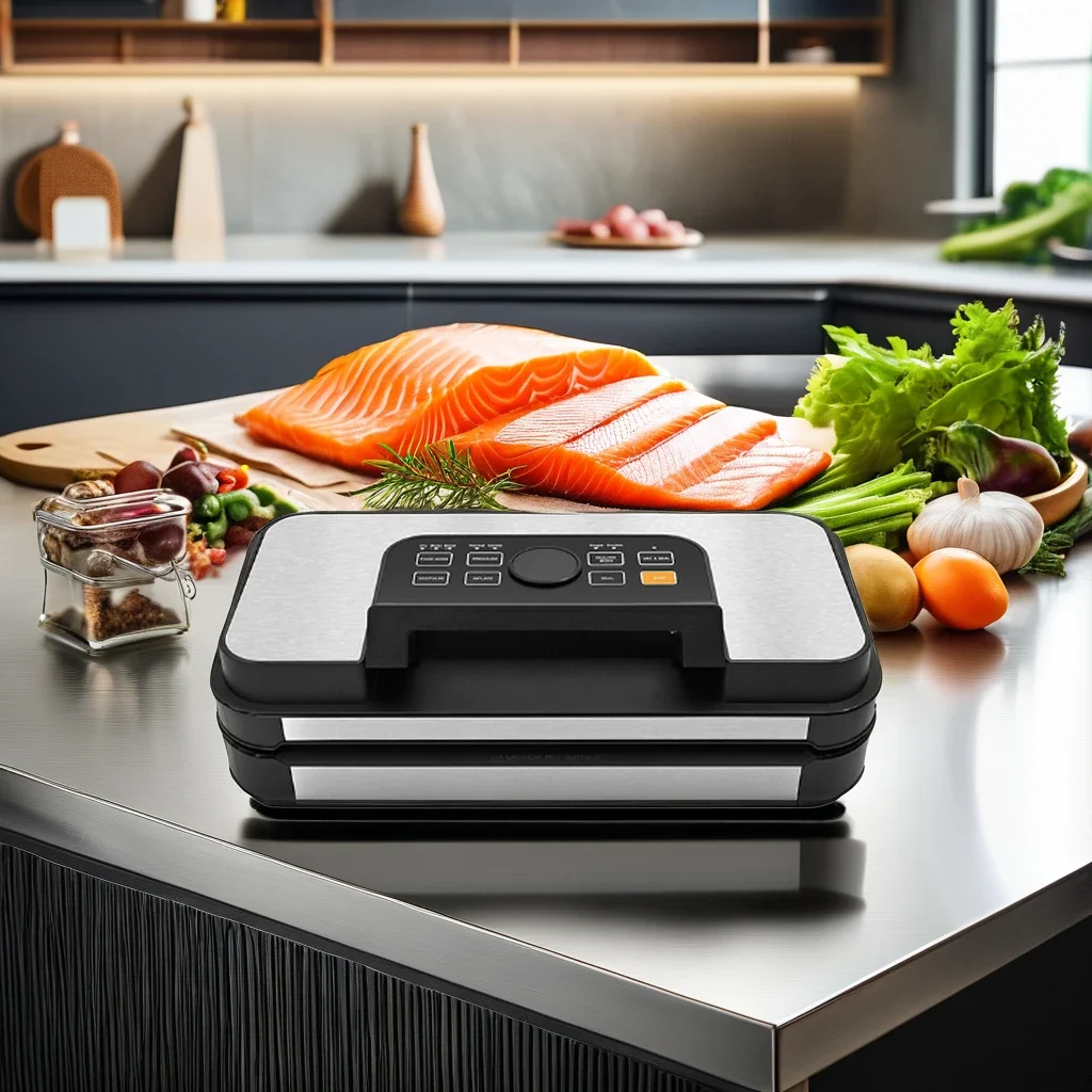 VS8001 Vacuum Sealer Machine Automatic  Air Sealing System    Food Packing 